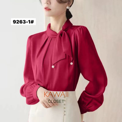 High Quality Satin Formal Tops